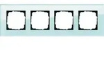 Gira Abdeckrahmen 4-fach Esprit Glas mint 021418