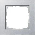 Gira Abdeckrahmen 1-fach Aluminium bruchsicher 021125