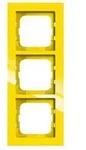 Busch-Jaeger Abdeckrahmen 3-fach axcent gelb 1723-285