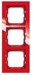 Busch-Jaeger Abdeckrahmen 3-fach axcent rot 1723-287