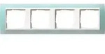 Gira Abdeckrahmen 4-fach Event opak mint Einsatz reinweiss 0214395