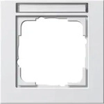 Gira Abdeckrahmen 1-fach rweiss 109129