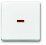 Busch-Jaeger Kontroll-Wippe studiowei&szlig; Aus/Wechsel/Kreuz/Taster 1789-84