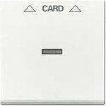 Busch-Jaeger Zentralscheibe Cardschalter future linear davos/studioweiss 1792-84