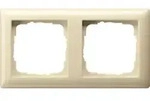Gira Rahmen 2-fach Standard 55 E22 cremeweiss 021201