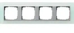 Gira Abdeckrahmen 4-fach EVENT opak mint Einsatz alu 021451