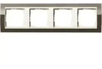Gira Abdeckrahmen 4-fach Event klar braun Einsatz cw 0214761