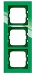 Busch-Jaeger Abdeckrahmen 3-fach axcent gr&uuml;n 1723-286