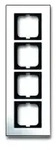 Busch-Jaeger Abdeckrahmen 4-fach carat chrom 1724-826-101