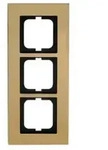 Busch-Jaeger Abdeckrahmen 3-fach carat Echtgoldauflage 24 Karat 1723-823-101