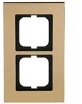 Busch-Jaeger Abdeckrahmen 2-fach carat Echtgoldauflage 24 Karat 1722-823-101
