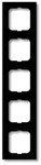 Busch-Jaeger Rahmen 5-fach schwarz matt, f&uuml;r linear 1725-885K