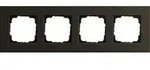Gira Abdeckrahmen 4-fach Esprit Aluminium braun 0214127