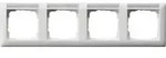 Gira Rahmen 4-fach mit Schriftfeld Standard 55 reinweiss 109427