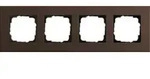 Gira 4-fach Abdeckrahmen Esprit Lin.Mplx. DBraun 0214223