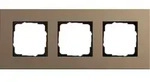 Gira 3-fach Abdeckrahmen Esprit Lin. Mplx. Hellbraun 0213221