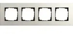 Gira 4-fach Abdeckrahmen Esprit Lin. Mplx. Hellgrau 0214220