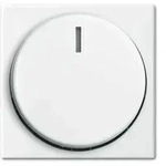 Busch-Jaeger Zentralscheibe alpinws f&uuml;r Dimmer 2115-914