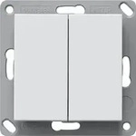 Gira Funk Wandsender batterielos 2-fach System 55 reinweiss matt 242227