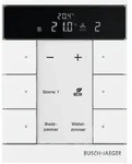 Busch-Jaeger Raumtemperaturregler 6-fach Nebenstelle mit Bedienfunktion