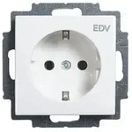 Busch-Jaeger SCHUKO Steckdose EDV Busch-balance SI alpinweiss 20EUC/DV-914