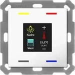 MDT BE-TAS55T4.01, MDT Taster Light 4-fach Temperatur-/Feuchtsensor reinwei&szlig;...
