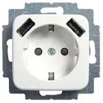 Busch-Jaeger SCHUKO-/2x USB-Steckdose 20EUCB2USB-214