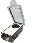 Bachmann Aussensteckdose IP44 16A Wandmontage abschliessbar 924.3491