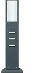 Gira Energies&auml;ule h=769mm anthrazit mit Lichtelement 134228