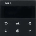 Gira S3000 Jalousie- und Schaltuhr Display System 55 Schwarz matt 5366005