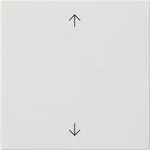 Gira Bedienaufsatz Reinwei&szlig; Pfeilsymbole 536103