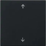 Gira S3000 Bedienaufsatz Pfeilsymbole Syst em 55 Schwarz matt 5361005