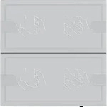 Gira KNX Tastsensor 4 Komfort 2-fach TS4 anthrazit &ndash; 5002028