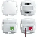 Busch-Jaeger Ruf-Set f&uuml;r Behind.-WC Nach DIN VDE 0834 alpinweiss 1510UC-914-101