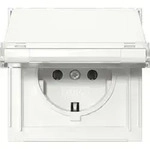 Gira SCHUKO-Steckdose KD + BSF Gira TX_44 Reinwei&szlig; 441066