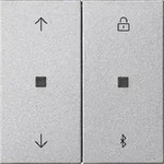 Gira Jalousie- und Schaltuhr Blutooth System 3000 Aluminium 536726