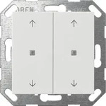 Gira Taster Wippe KNX, 2f, Reinwei&szlig; 517403