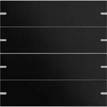 Gira Wippenset 4-fach Tastensor 4 TS4 Aluminium Schwarz 5024126