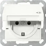 Gira SCHUKO-Steckdose KD + SH System 55 Reinwei&szlig; matt 441427