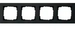 Gira Abdeckrahmen 4-fach sw 021409