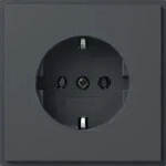 Gira SCHUKO-Steckdose (IP20) Gira TX_44 Anthrazit 418867
