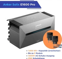 ANKER 46404, Anker SOLIX 2 E1600 PRO Solarbank All-in-One Balkonkraftwerk-Speicher 0%