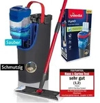 Vileda H2PrO Flachwischer Set &ndash; 100%-ige Trennung von sauberem und schmutzigem