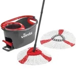 Vileda Turbo Komplett Set + 2in1 TURBO Ersatz-Moppkopf