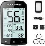 ROCKBROS Fahrradcomputer Kabellos GPS wasserdicht Tachometer und Kilometerz&auml;hler