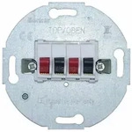 Berker Stereo-Lautsprecher- Anschlussdose Modul-Eins&auml;tze polarwei&szlig; matt 457309