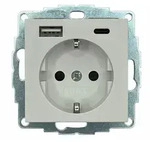 GIRA 245903 SCHUKO-Steckdose USB-Spannungsversorgung 2fach Typ A / Typ C...