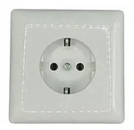 GIRA 444003 SCHUKO Vollplatte Standard 55 Reinwei&szlig; gl&auml;nzend