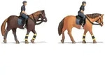 H0 Figuren Berittene Polizei