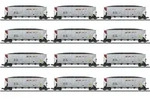 G&uuml;terwagenset US Hopper Cars BNSF 12x